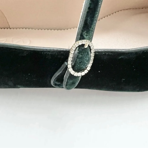 J. Crew Green Velvet Flats - Picture 4 of 7